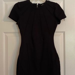 Black, fitted Express dress